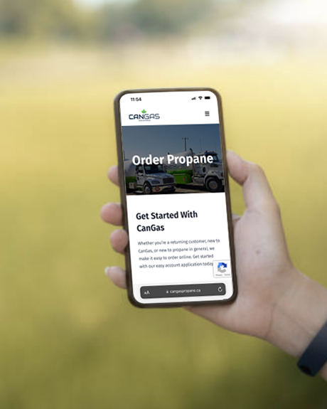 cangas order page on mobile
